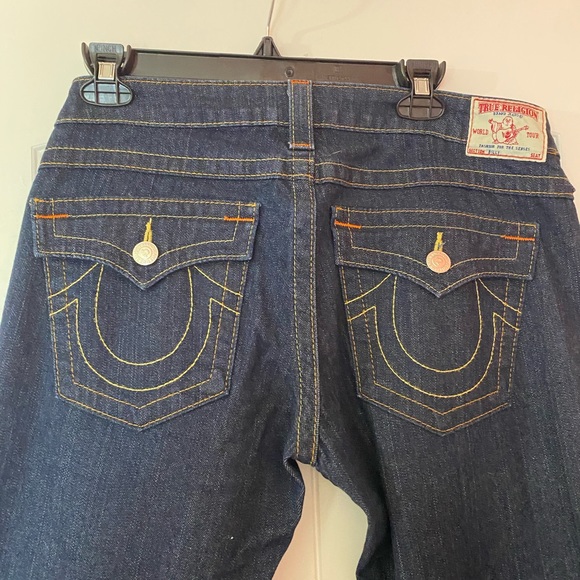 True Religion Pants - dark blue true religion jeans